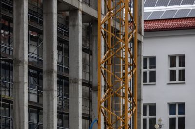 Budowa hali sportowej przy Zespole Szkół nr 1 w Rzeszowie fot. Grzegorz Bukała